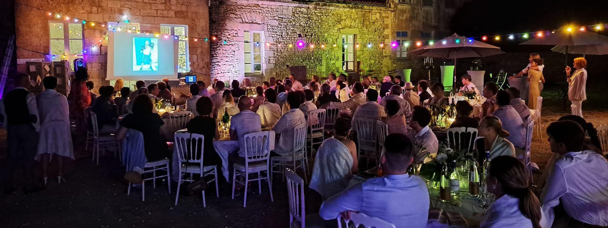 Slide Guirlande Videoprojecteur Mariage